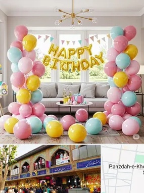 بادکنک آرایی در 15 خرداد 