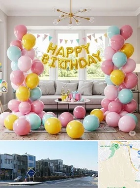 بادکنک آرایی در شریعتی مشهد 