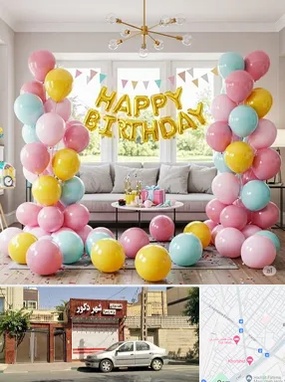 بادکنک آرایی در باجک قم 