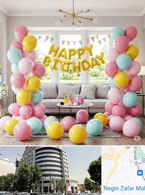 بادکنک آرایی در قلهک 