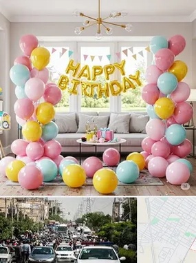 بادکنک آرایی در سیدی مشهد 