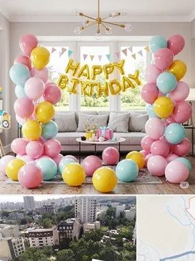 بادکنک آرایی در اوین 