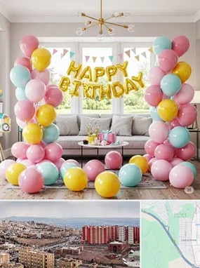 بادکنک آرایی در سهند تبریز 