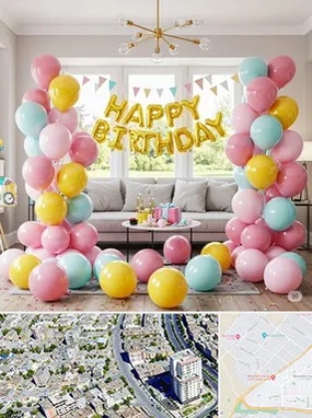 بادکنک آرایی در قاسم آباد مشهد 