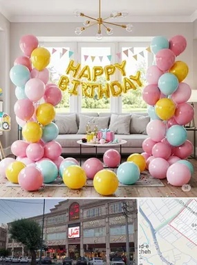 بادکنک آرایی در قائمیه اسلامشهر 