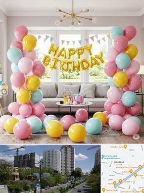 بادکنک آرایی در اندرزگو 