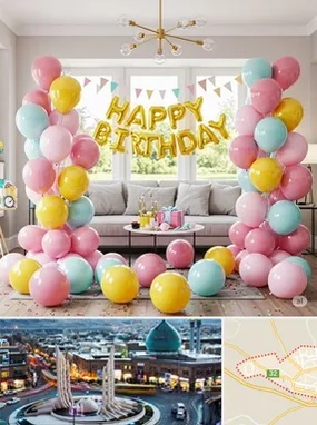 بادکنک آرایی در زنجان