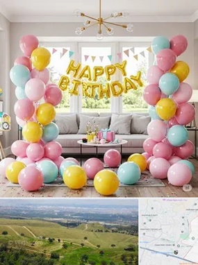 بادکنک آرایی در سوهانک 