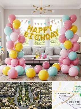 بادکنک آرایی در نارمک 