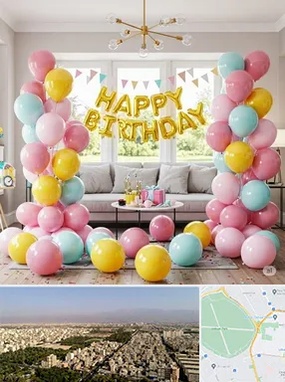 بادکنک آرایی در نازی آباد 