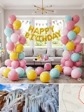 بادکنک آرایی در میگون