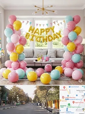 بادکنک آرایی در شریعتی 