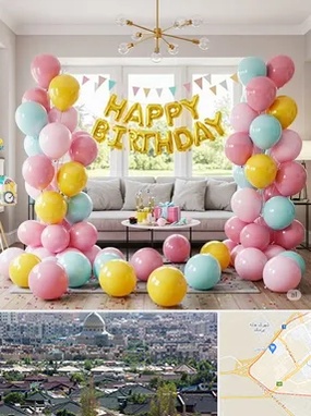 بادکنک آرایی در رباط کریم