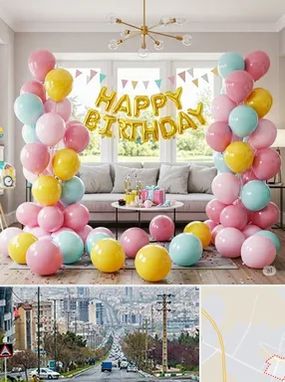 بادکنک آرایی در گوهردشت کرج 