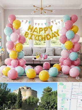 بادکنک آرایی در مرداویج اصفهان 