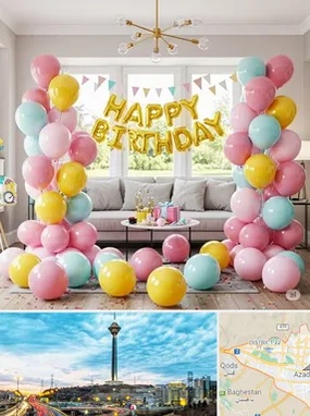 بادکنک آرایی در تهران