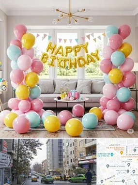 بادکنک آرایی در فاطمی 