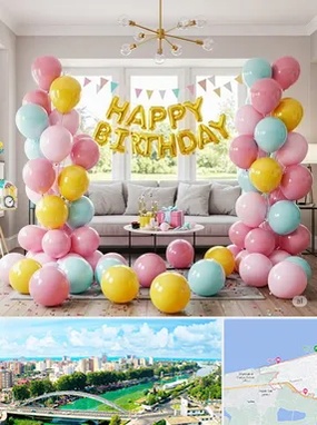 بادکنک آرایی در بابلسر