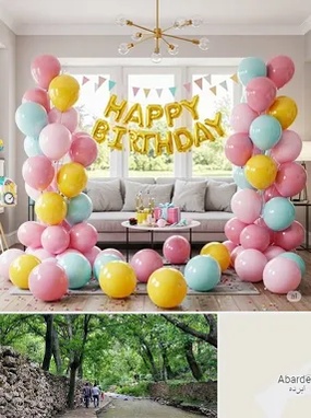 بادکنک آرایی در شاندیز مشهد 