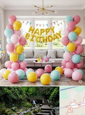 بادکنک آرایی در علی آباد کتول