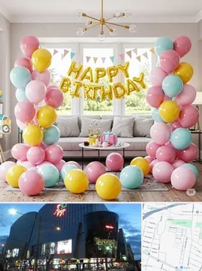 بادکنک آرایی در بلوار اباذر 