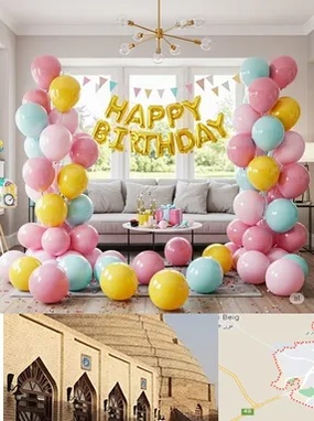 بادکنک آرایی در ساوه