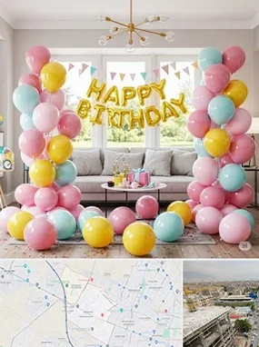 بادکنک آرایی در حصارک کرج 