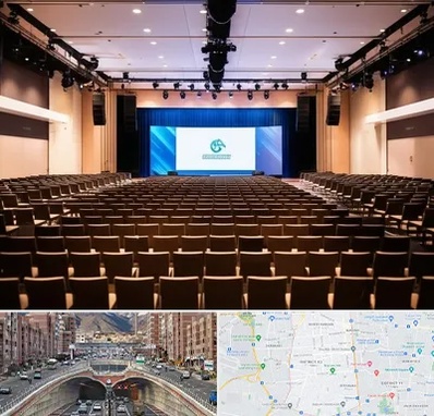 سالن همایش در منطقه 10 تهران 