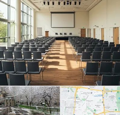 سالن سمینار در باغ فیض 