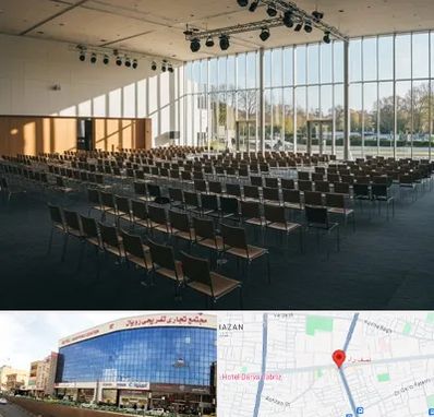 سالن کنفرانس در نصف راه تبریز