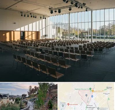 سالن کنفرانس در باغستان کرج