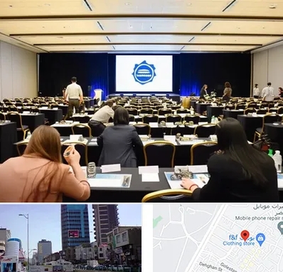 برگزار کننده همایش در چهارراه طالقانی کرج 