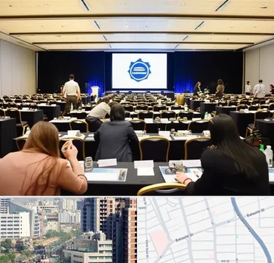 برگزار کننده همایش در خیابان بهشتی 