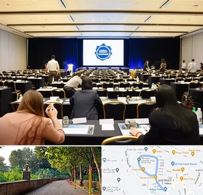 برگزار کننده همایش در فلکه گاز رشت 