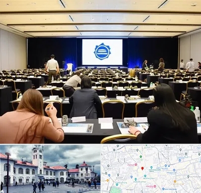 برگزار کننده همایش در میدان شهرداری رشت 