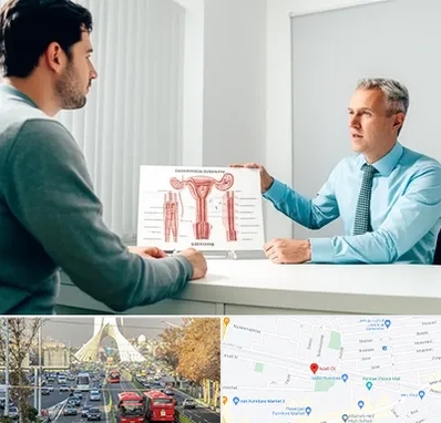 جراح واریکوسل در خیابان آزادی 