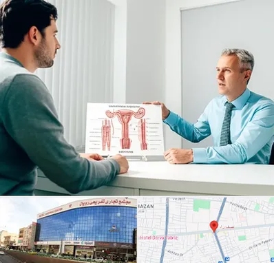 جراح واریکوسل در نصف راه تبریز 