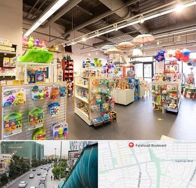 فروشگاه اسباب بازی در بلوار فرحزادی