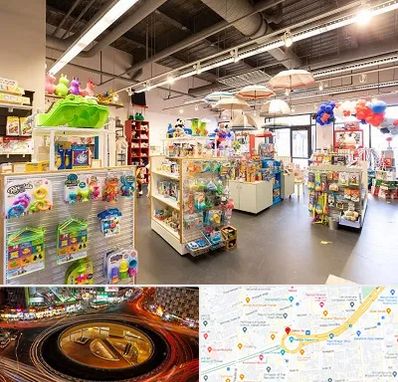 فروشگاه اسباب بازی در میدان ولیعصر