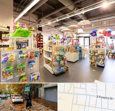فروشگاه اسباب بازی در خیابان فلسطین