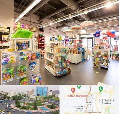 فروشگاه اسباب بازی در ونک تهران