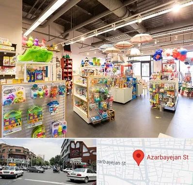 فروشگاه اسباب بازی در خیابان آذربایجان