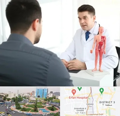 دکتر مشکلات تناسلی مردان در ونک 