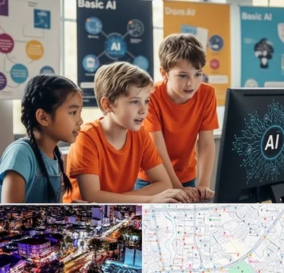 آموزش هوش مصنوعی برای کودکان در منظریه رشت 