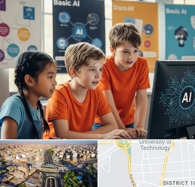 آموزش هوش مصنوعی برای کودکان در استاد معین 