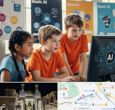 آموزش هوش مصنوعی برای کودکان در زرگری شیراز 