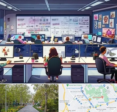 آموزشگاه انیمیشن سازی در قدوسی غربی شیراز 