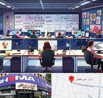 آموزشگاه انیمیشن سازی در امین حضور 