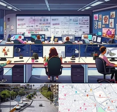 آموزشگاه انیمیشن سازی در خیابان زند شیراز 