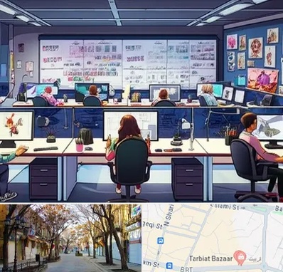 آموزشگاه انیمیشن سازی در تربیت تبریز 